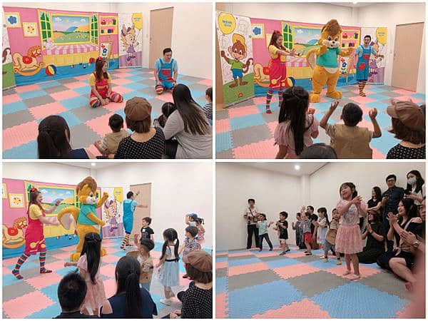 寰宇家庭俱樂部讓寶寶有和真人互動說美語的活動