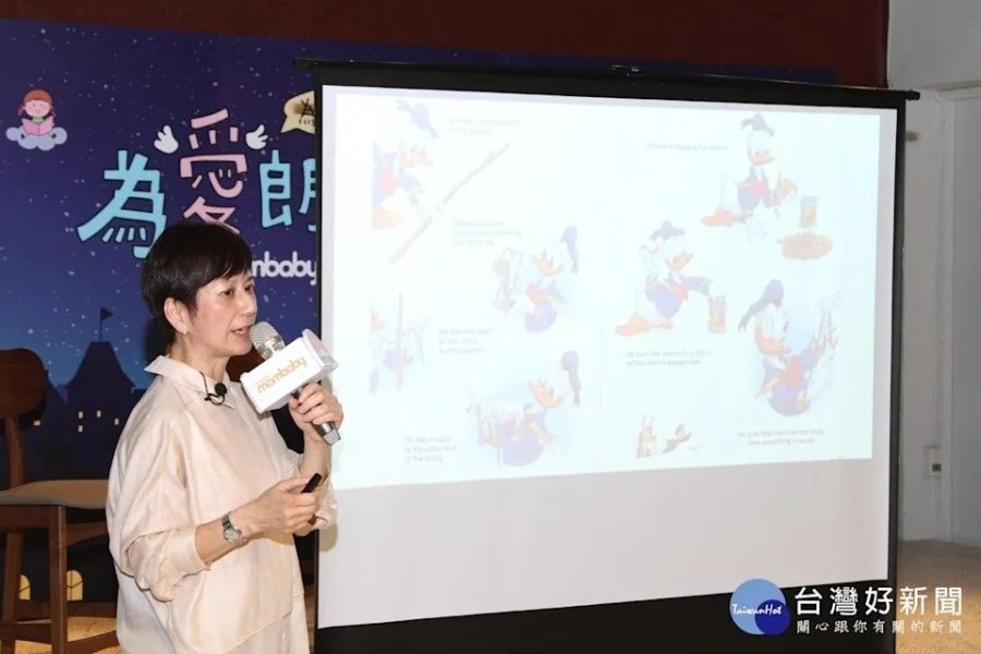 寰宇家庭講師Sandra表示家長可以搭配生活場景來開啟親子對話,讓學習融入生活情境。