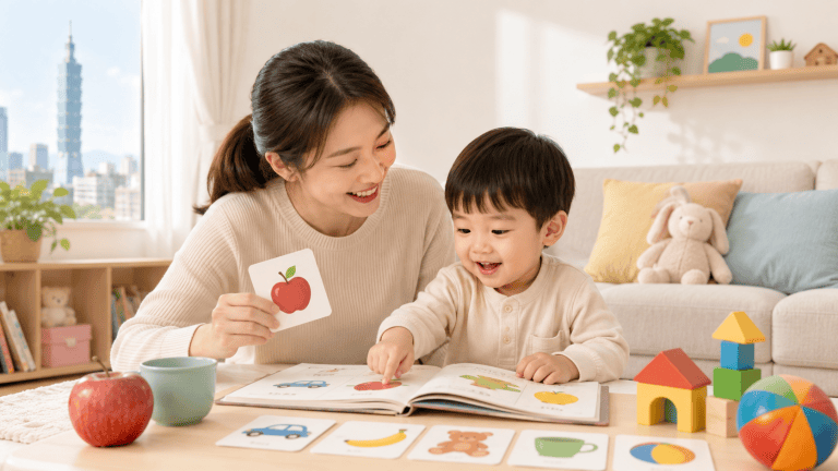 幼兒英文單字怎麼教？0～6歲分齡80個基礎詞彙表與親子遊戲